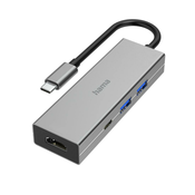 HAMA Vozlišče – Hub 00200107, USB-C, 2x USB-A, USB-C, HDMI™
