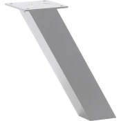 Barska konzola Capri poševna 50x50x230 mm alu videz inoxa