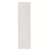 Slonokoščen ročno tkan volnen tekač 60x230 cm Zen Garden – Flair Rugs