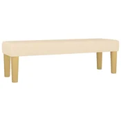 Vidaxl Klop krem 100x30x30 cm blago
