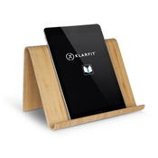 Klarfit Panda, držac za tablet, bambus, ergonomski, ukljucujuci e-knjige s receptima