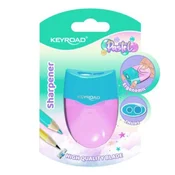KEYROAD plastično ribežno orodje z dvema luknjama, blister, mešanica barv