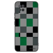 Silikonski črni ovitek za Realme 8 5G - Block Grid