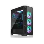 Kucište RAIJINTEK ARCADIA III Midi Tower/ATX/M-ATX/MINI-ITX/bez napajanja/kaljeno staklo/crna (53125)