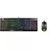 MSI ACCY VIGOR GK30 COMBO gaming tipkovnica + optički miš, HUN, crna S11-04HU221-CLA