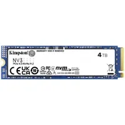 KINGSTON M.2 NVMe 4TB NV3 PCIe Gen 4x4 SNV3S/4000G