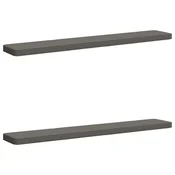 vidaXL Blazine za klopi - 2 kosa VUGHT 2 pcs 100% poliester Siva