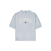 TOMMY HILFIGER Majica marine/svetlo modra/rdeča/bela