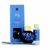 Ashleigh & Burwood Darilni set stekleni difuzor MODRA s polnilom BLACK PEPPER & AMBER 150 ml