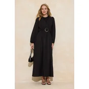 Trendyol Modest Ženska haljina Tctss26Eb00009, Crna