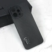 Torbica Carbon Stripe za Xiaomi Redmi 12 crna