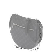 JOOP! Torba za čez ramo Flora 1.0 Stella siva / črna