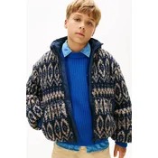 Otroška jakna Tommy Hilfiger črna barva, KB0KB09882