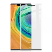 Zastitno staklo (zakrivljeno) (Mini verzija) za Huawei Mate 30 Pro crno.