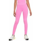 Djecje trenirke Nike Girls Dri-Fit One Legging - playful pink/white