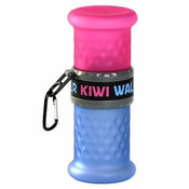 Potovalna steklenička 2v1 roza-modra 750+500ml KW