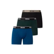 BOSS Boksarice Power encijan/temno modra/črna/bela