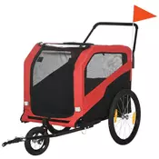 Homestar Postelja za psa 85x62x63 cm rdeča