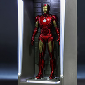 Hot Toys Marvel Miniature: Iron Man 3 (Mark 4 with Hall of Armor) Figura Igracka