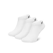 Reebok Set 3 parov unisex nizkih nogavic R0356-SS24 (3-pack) Bela