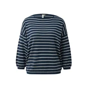 QS Pulover temno modra/bela