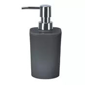 DOZATOR ZA TEČNI SAPUN siva plastika