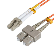 MicroConnect Optični patch kabel LC/UPC-SC/UPC 2m OM2