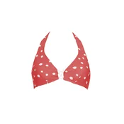 VIVID Bikini zgornji del rdeča/off-bela