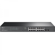 TP-LINK Switch 16x1000Mbps(16xPOE+) + 2xGigabit SFP, Upravljiv, TL-SG2218P