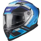 Integralna motociklisticka kaciga MT Braker SV Inception B7 crno-plavo-siva