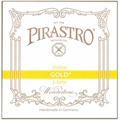 Pirastro Gold 4/4 Violin E Loop steel medium