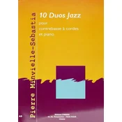 MINVIELLE:10 DUOS JAZZ POUR CONTREBASSE ET PIANO
