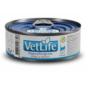 Farmina vet life hipoalergena svinjina s krompirjem - mokra hrana za mačke - 85 g