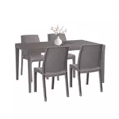 Pauli 4+1 set vrtnega pohištva cappuccino