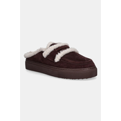 Inuikii Natikači Mule Wool 1004.017.0011 Temno rjava