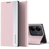 GS Ovitek za Xiaomi Redmi 13C/Poco C65, stranski magnetni, roza