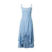 GUESS Poletna obleka MARINA  moder denim