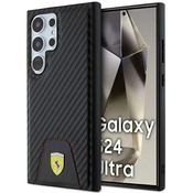 FerrariFEHCS24LN3PUK S24 Ultra S928 black hardcase Carbon Stitched Bottom (FEHCS24LN3PUK)