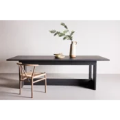 Venture Design Jedilna miza Milly 100x235x75 cm črna