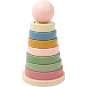 2Kids Toys Stacking Tower Toy natikanka z obročki 12m+ 1 kos