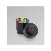LEGO® kutija za pohranu okrugla - crna 123 x 183 mm
