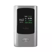 Puro Powerbank 10000mAh s zaslonom USB-A USB-C 45W - siva