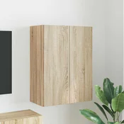 vidaXL TV stenska omara Sonoma hrast 59,5 x 31 x 80 cm Konstruiran les