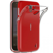 Przezracno zaštitno kucište za Nokia 1 Plus - Prozirna KP13323