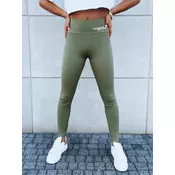 SIMPLE LIFE womens sports leggings green Dstreet