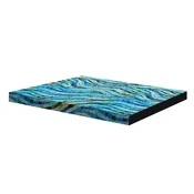 shumee Ortopedska vzmetnica za pse ORTO XL 80×55×7 cm - Mozaični potisk, spominska pena, vodoodporna prevleka, Bertoni