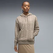 PUMA Snake Pack Printed Hoodie Women, Clothing, Mouse Gray, L