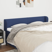 Vidaxl vidaXL Vzglavnik s krilci moder 183x23x78/88 cm blago