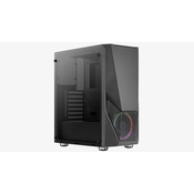 AEROCOOL kucište Zauron Saturn FRGB ML G, Mid tower, 2x USB 3.0, 2x audio, 1x 120mm FRGB Ventilator, bez napajanja