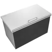 VEVOR Vgradni hladilnik za led 61x508x381 cm srebrne barve